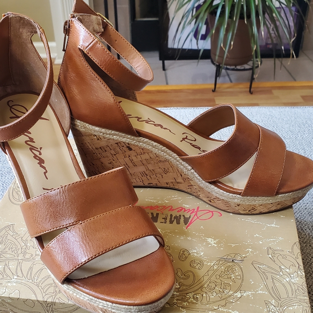 American Rag cognac sandals